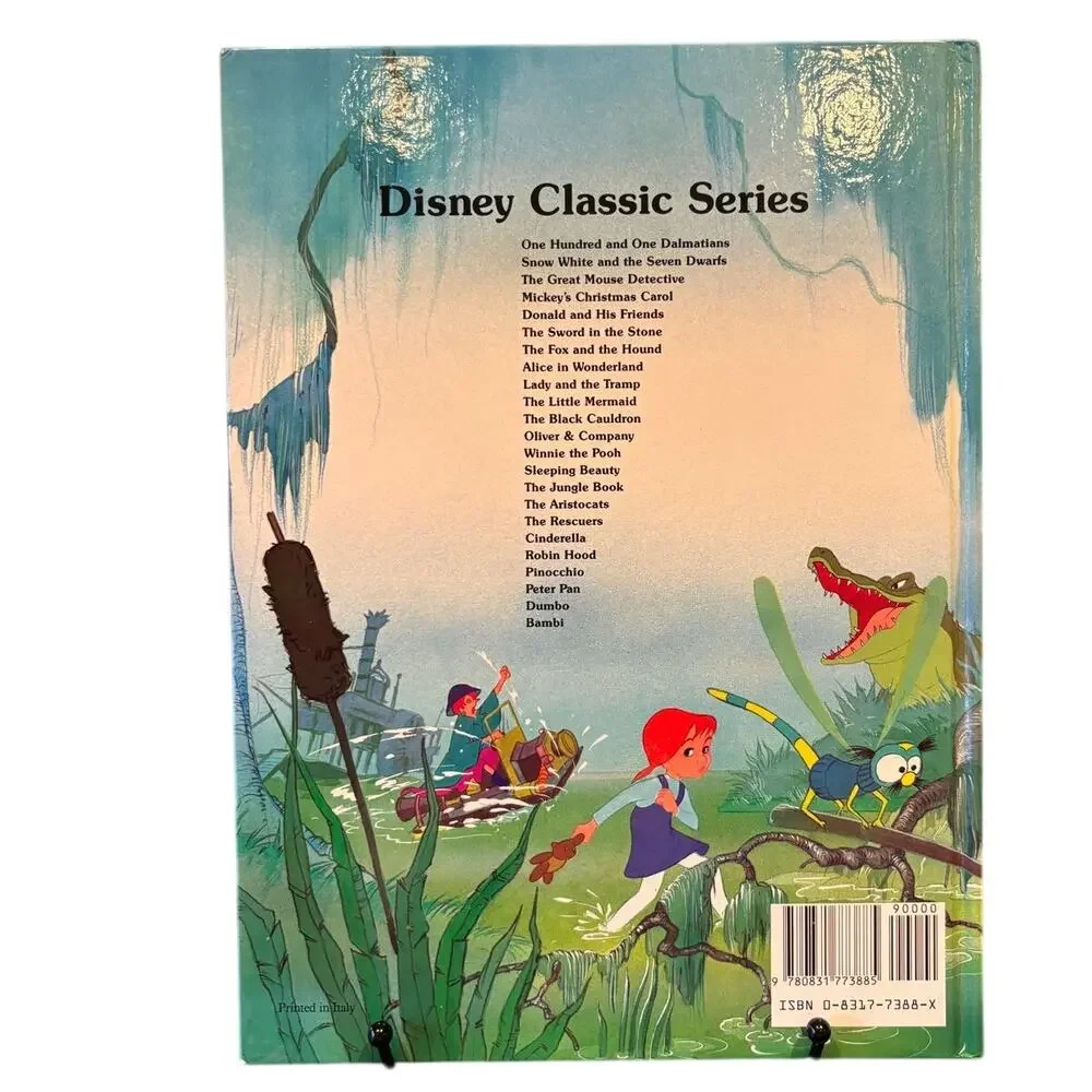 Vintage 1989 Walt Disney Classics, The Rescuers Book, HC